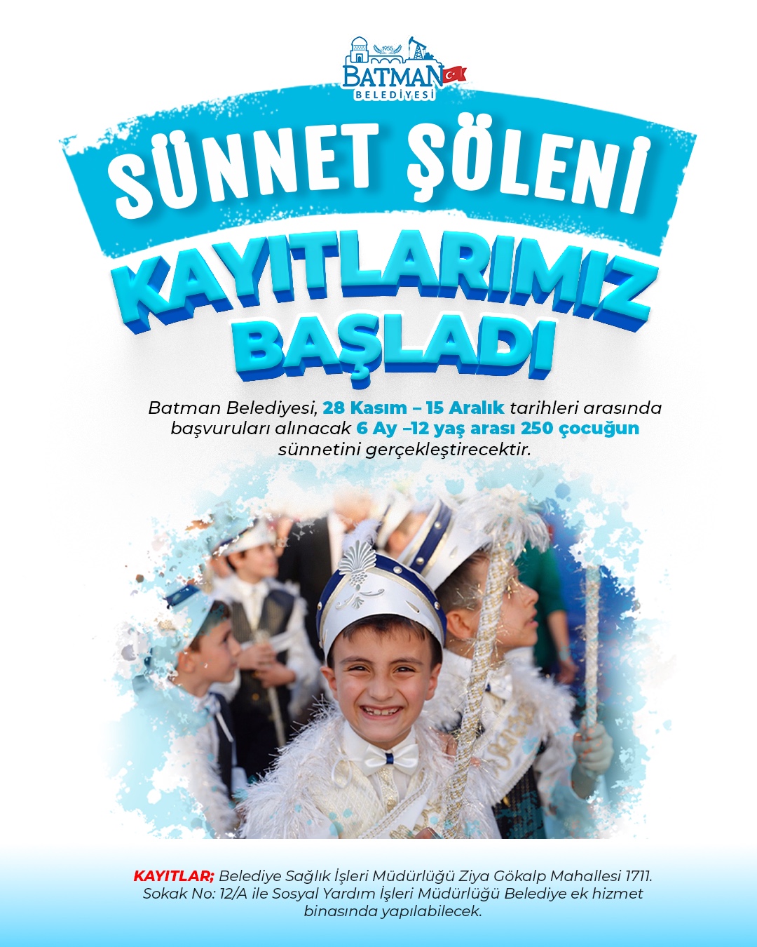 Ücretsiz sünnet şöleni başlıyor