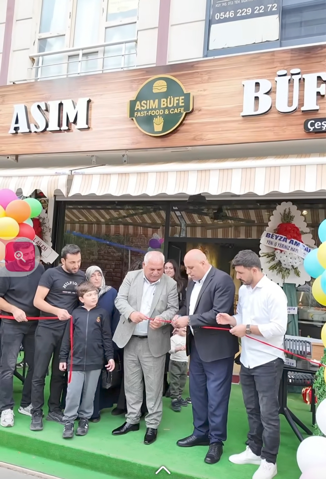 Asım Büfe hizmete başladı