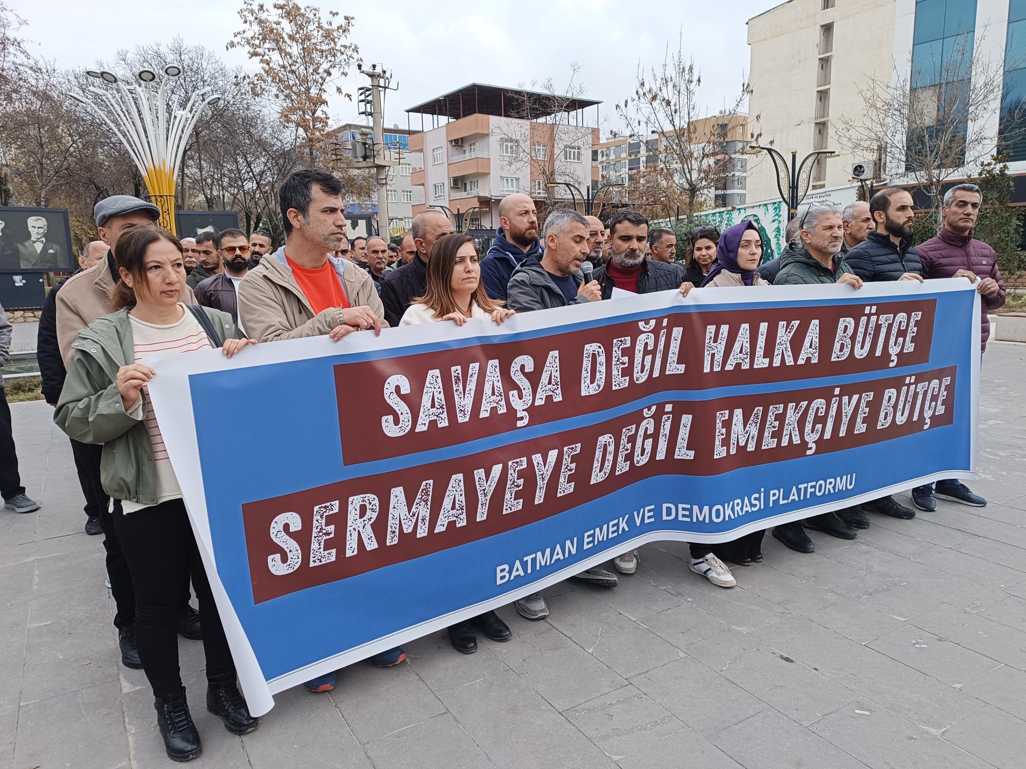 “Bu bütçeyi reddediyoruz”