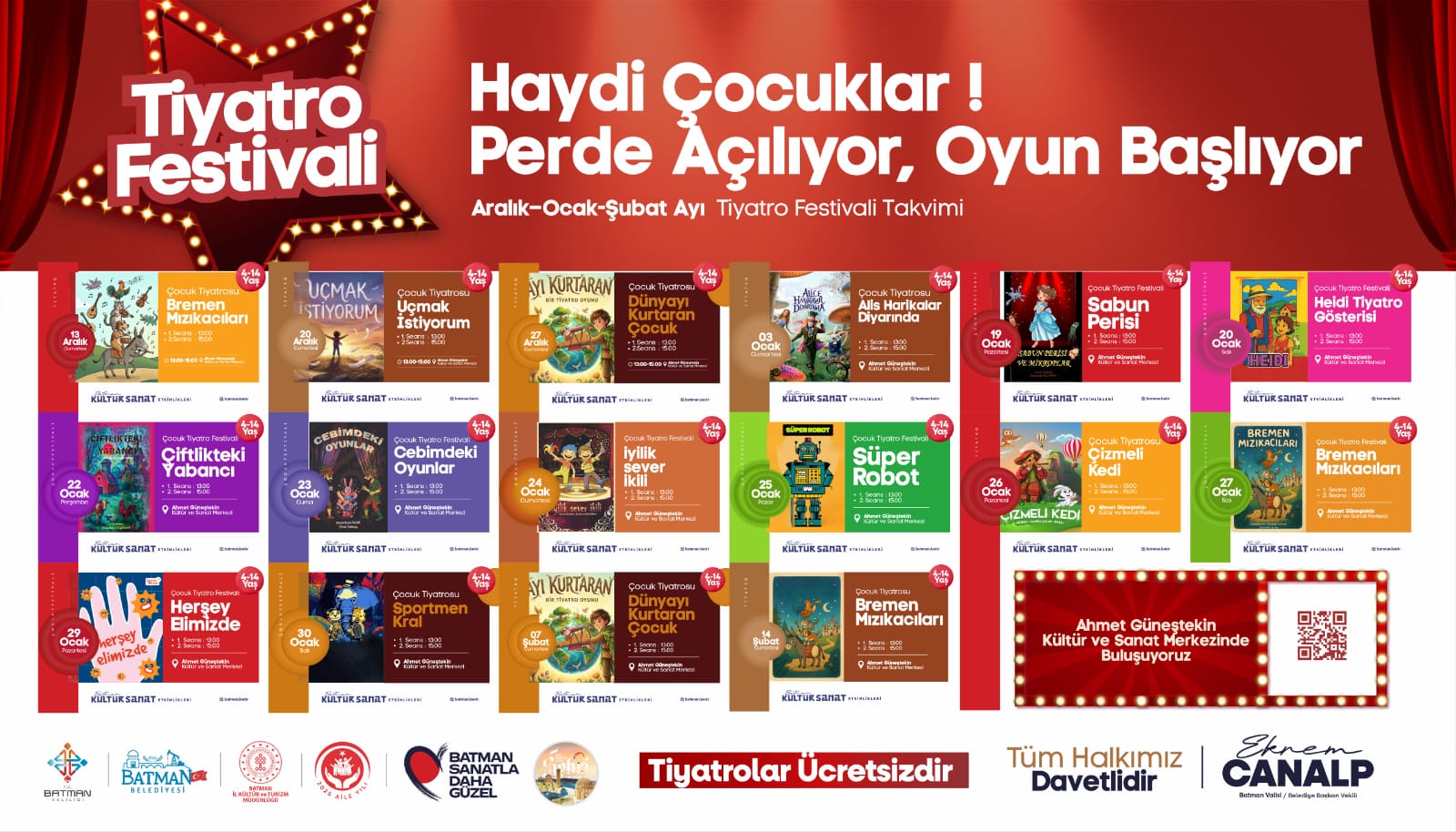 Çocuklar için tiyatro şöleni başlıyor