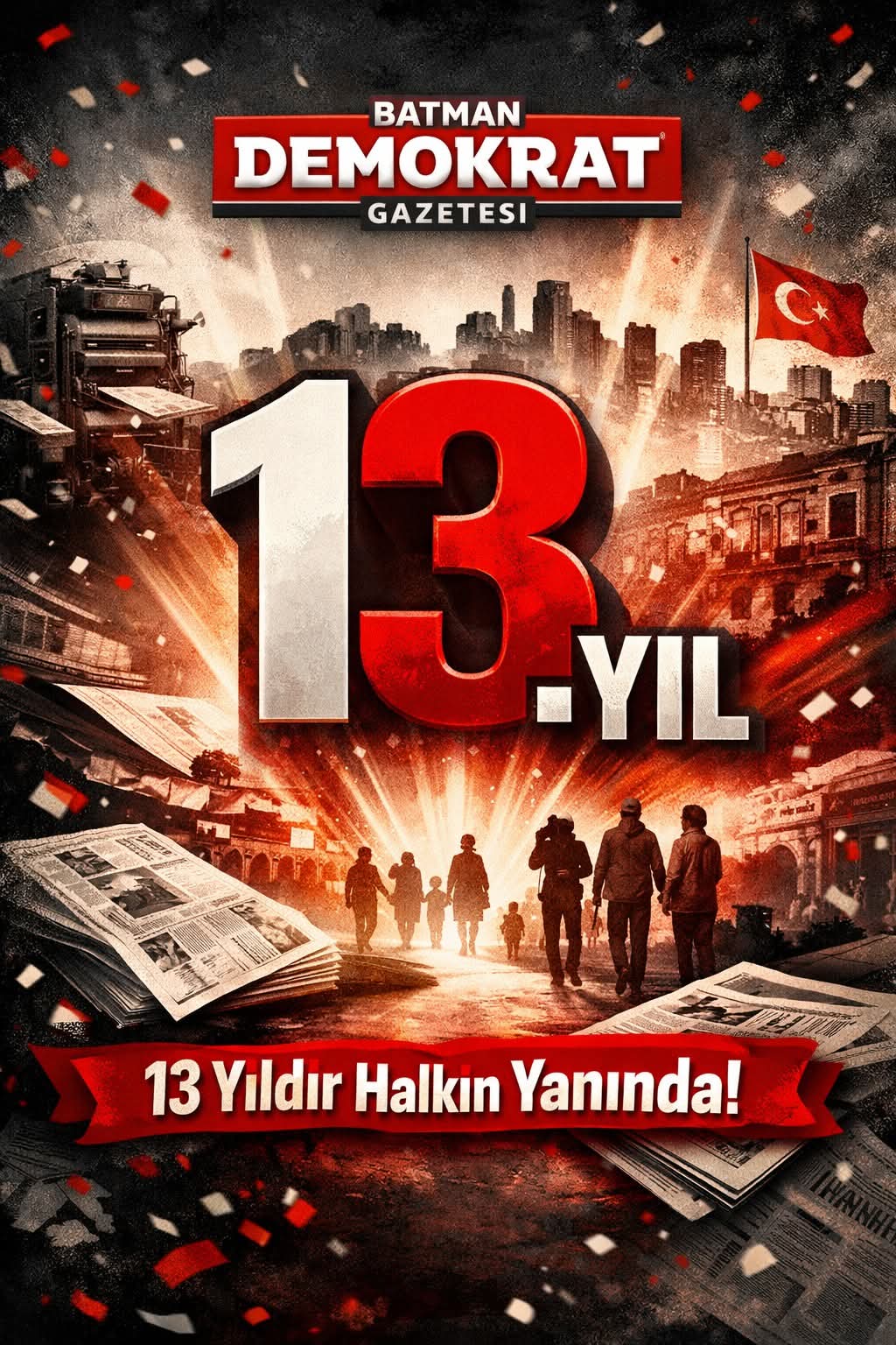Demokrat Haber 13 yaşında