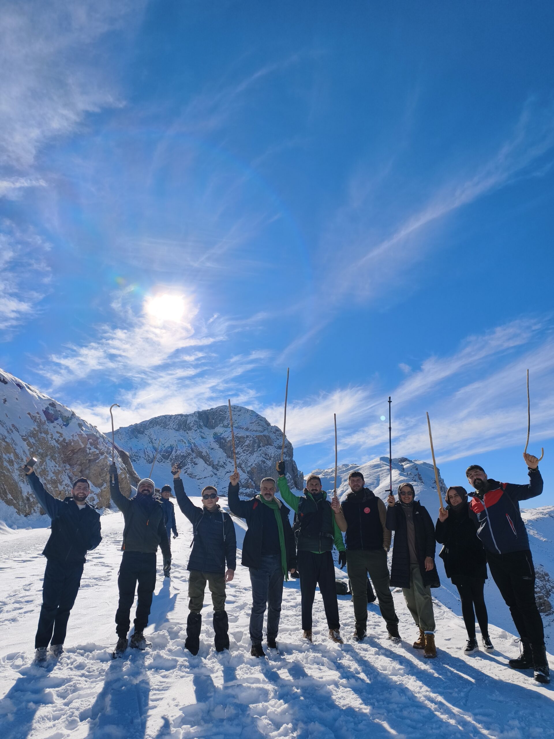 Harrut yaylasına tırmandılar