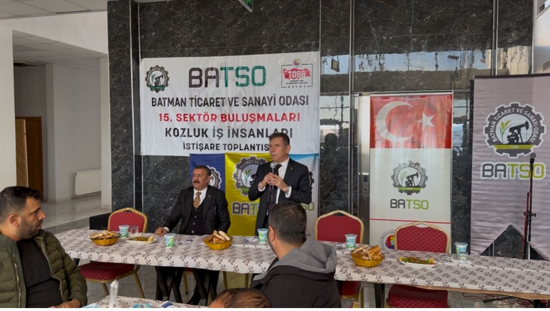 Kozluk’ta iş dünyası aynı masada buluştu