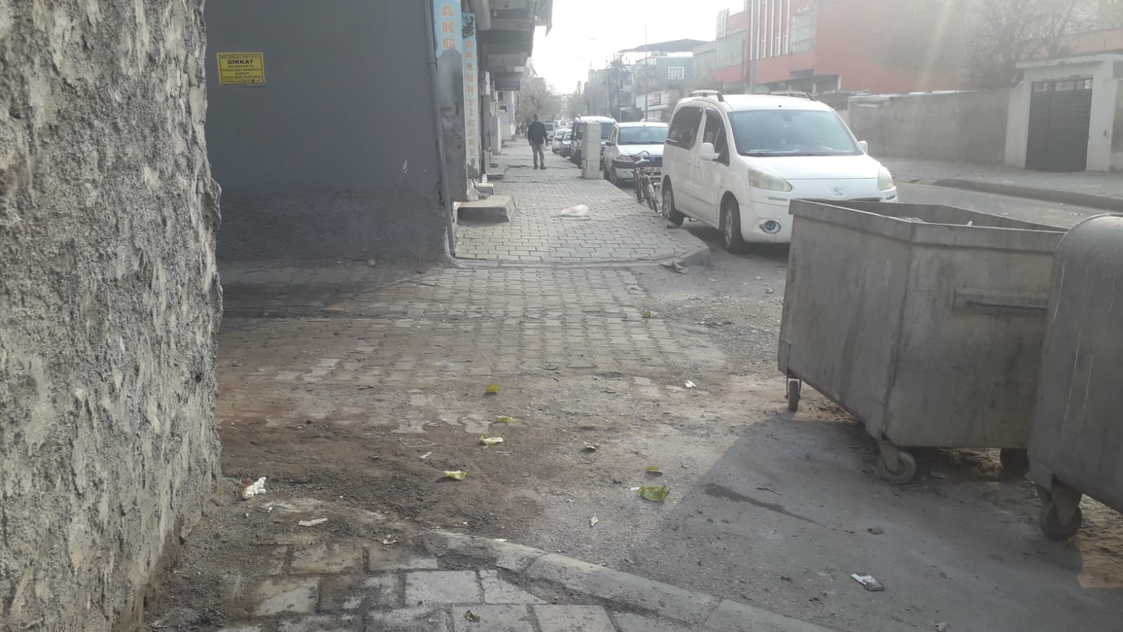 Moloz yığınları temizlendi