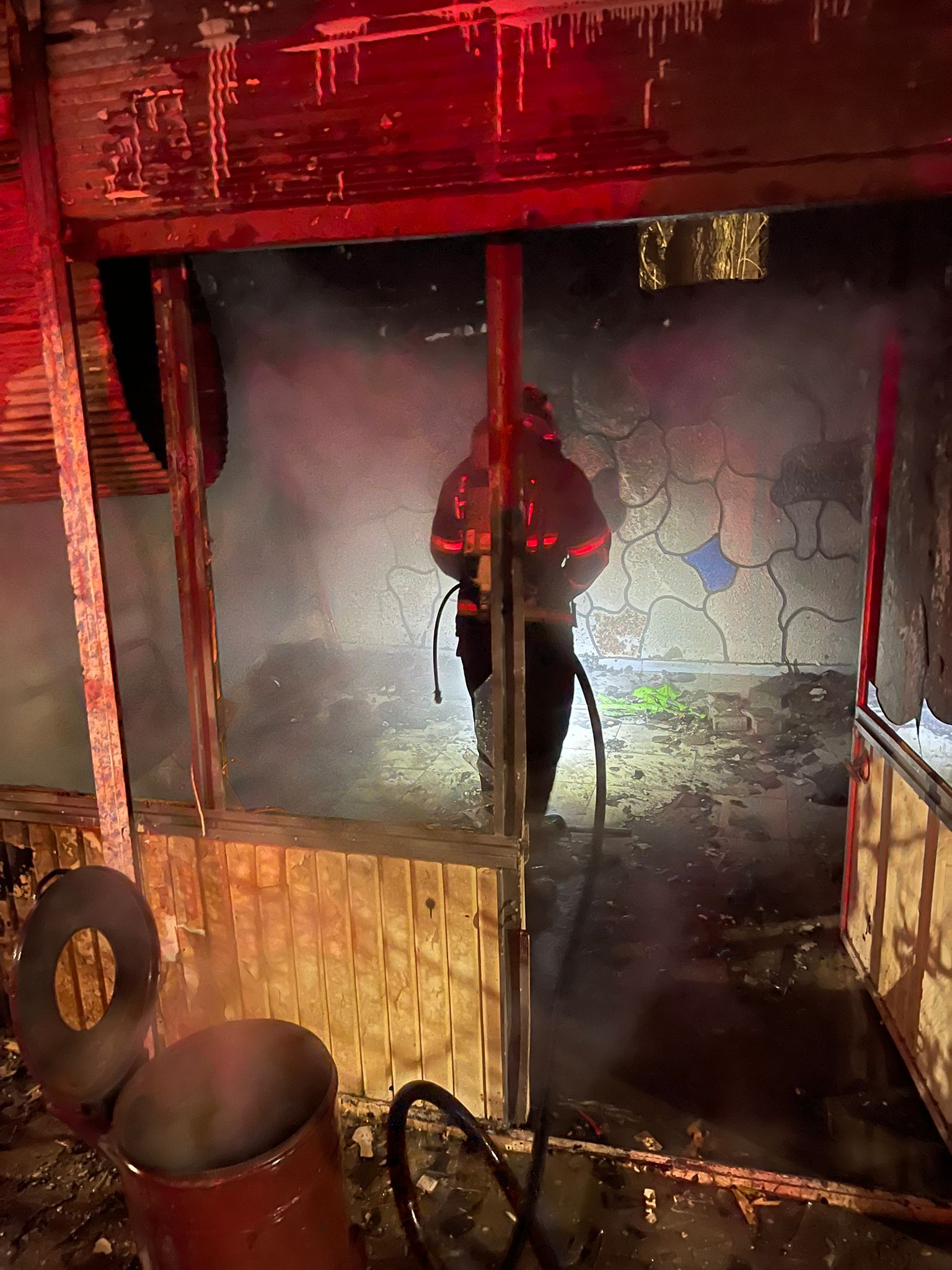 Soba tüpü yangına yol açtı