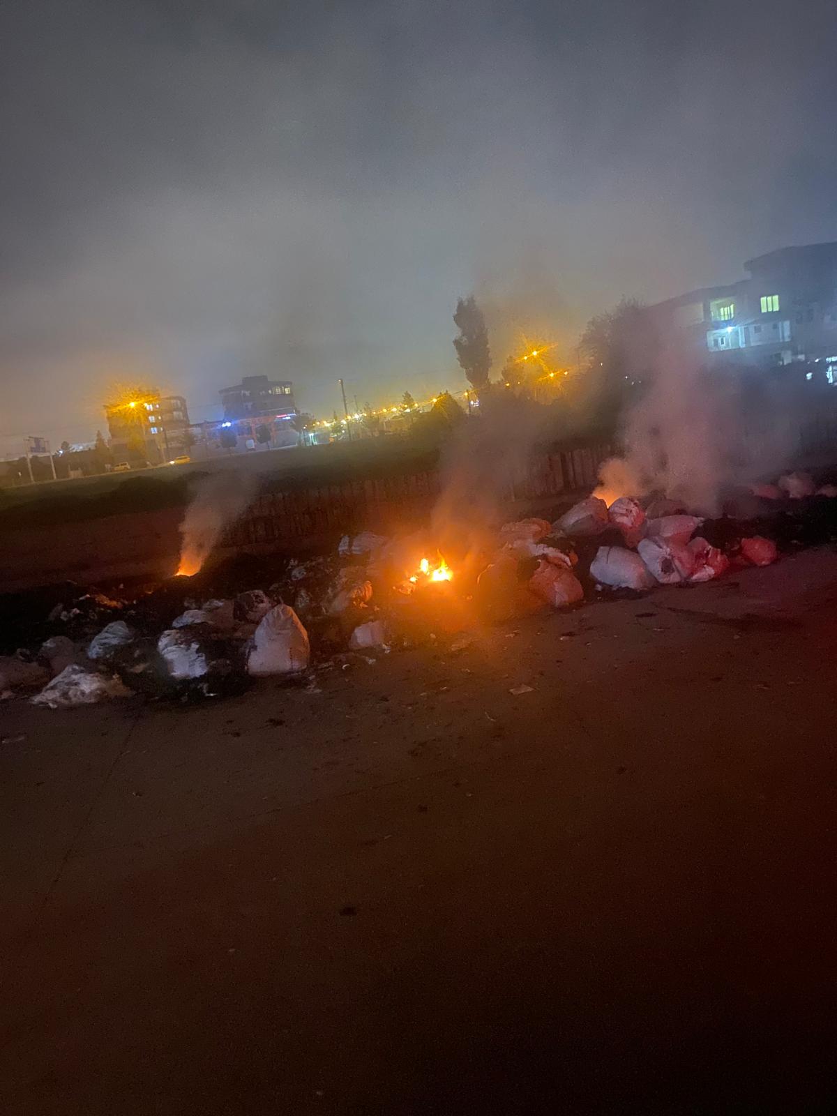 TEKSTİL ATIKLARINDA YANGIN