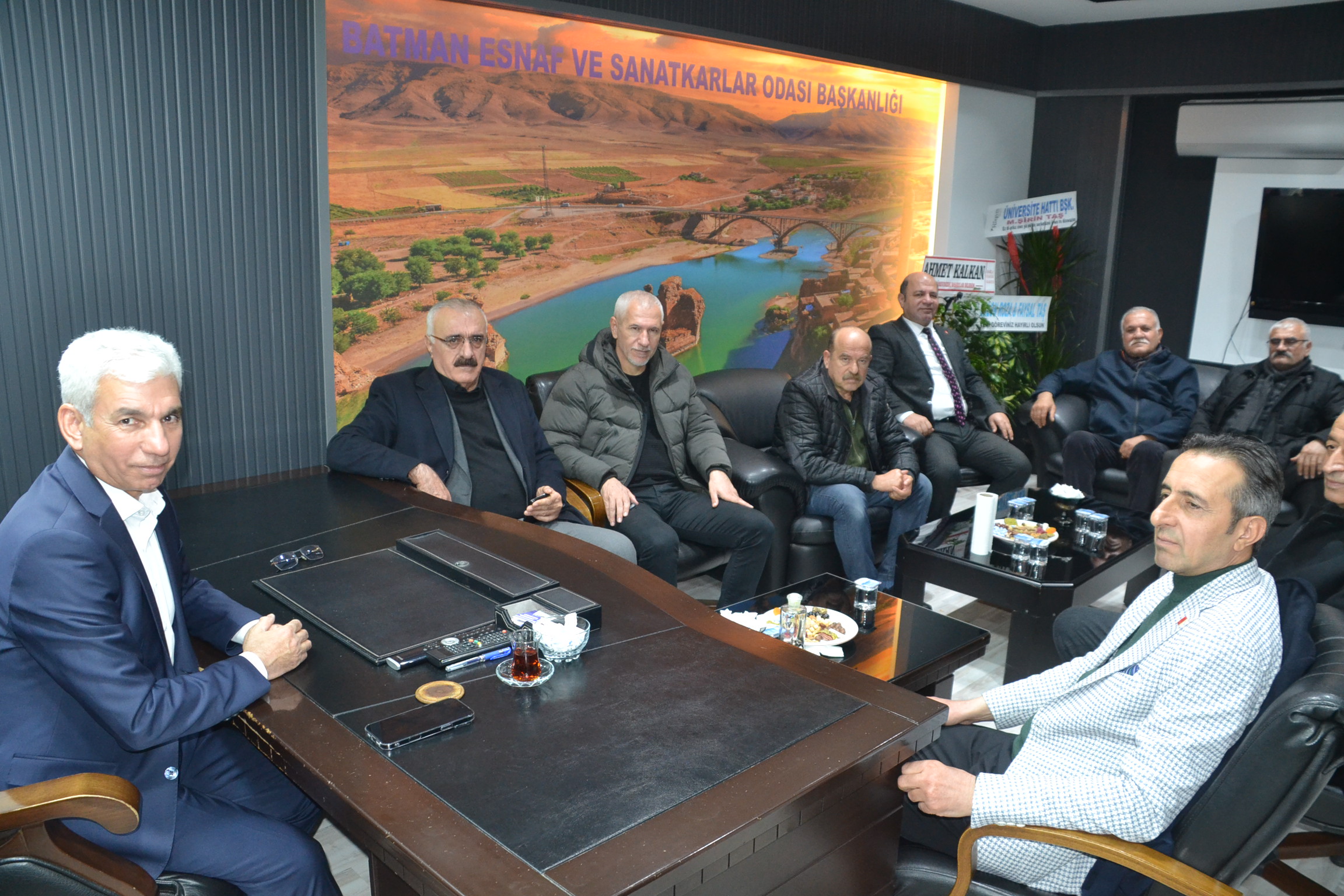 CHP heyetinden Kaplan’a ziyaret