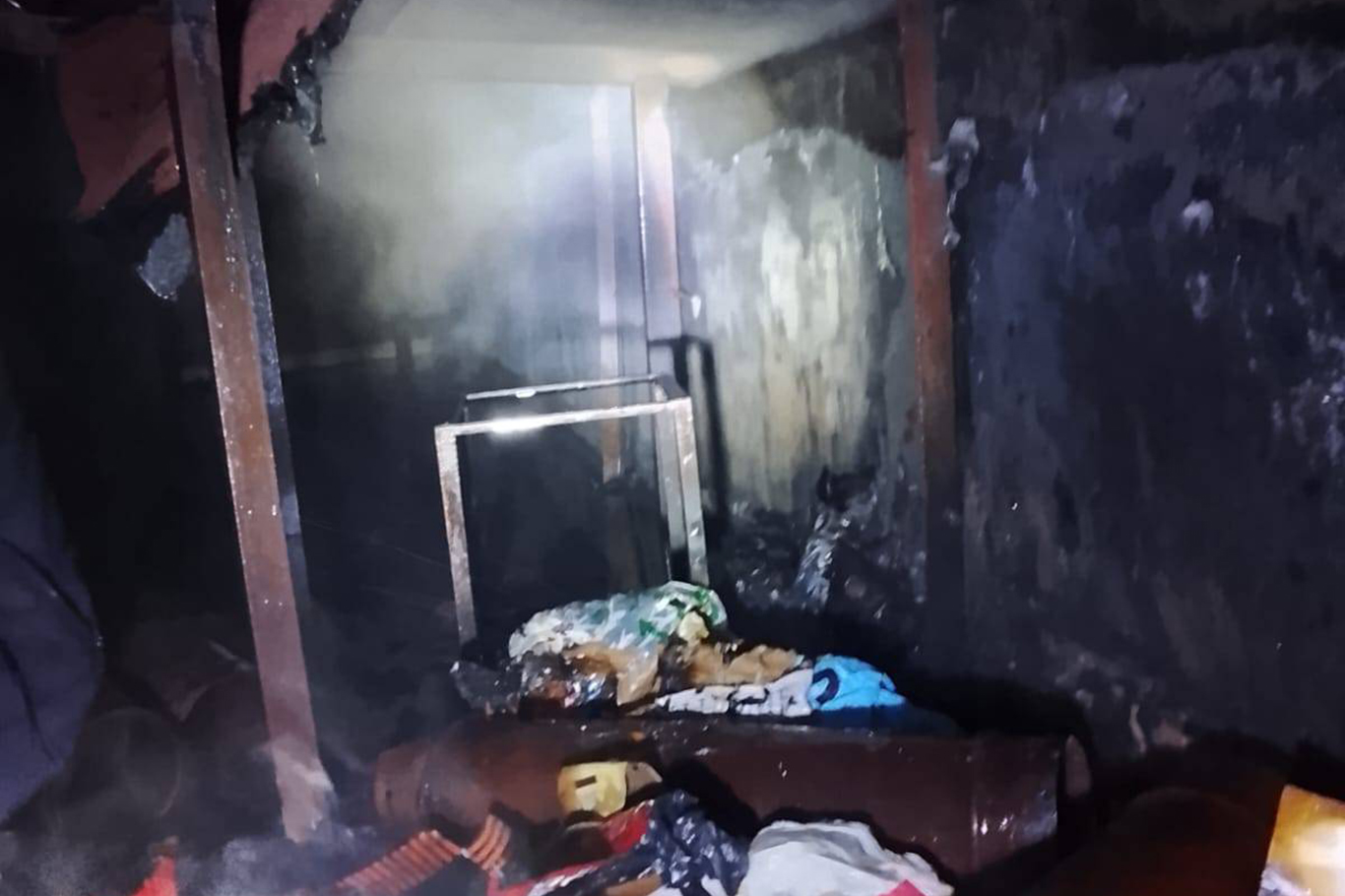 Çatı katında yangın