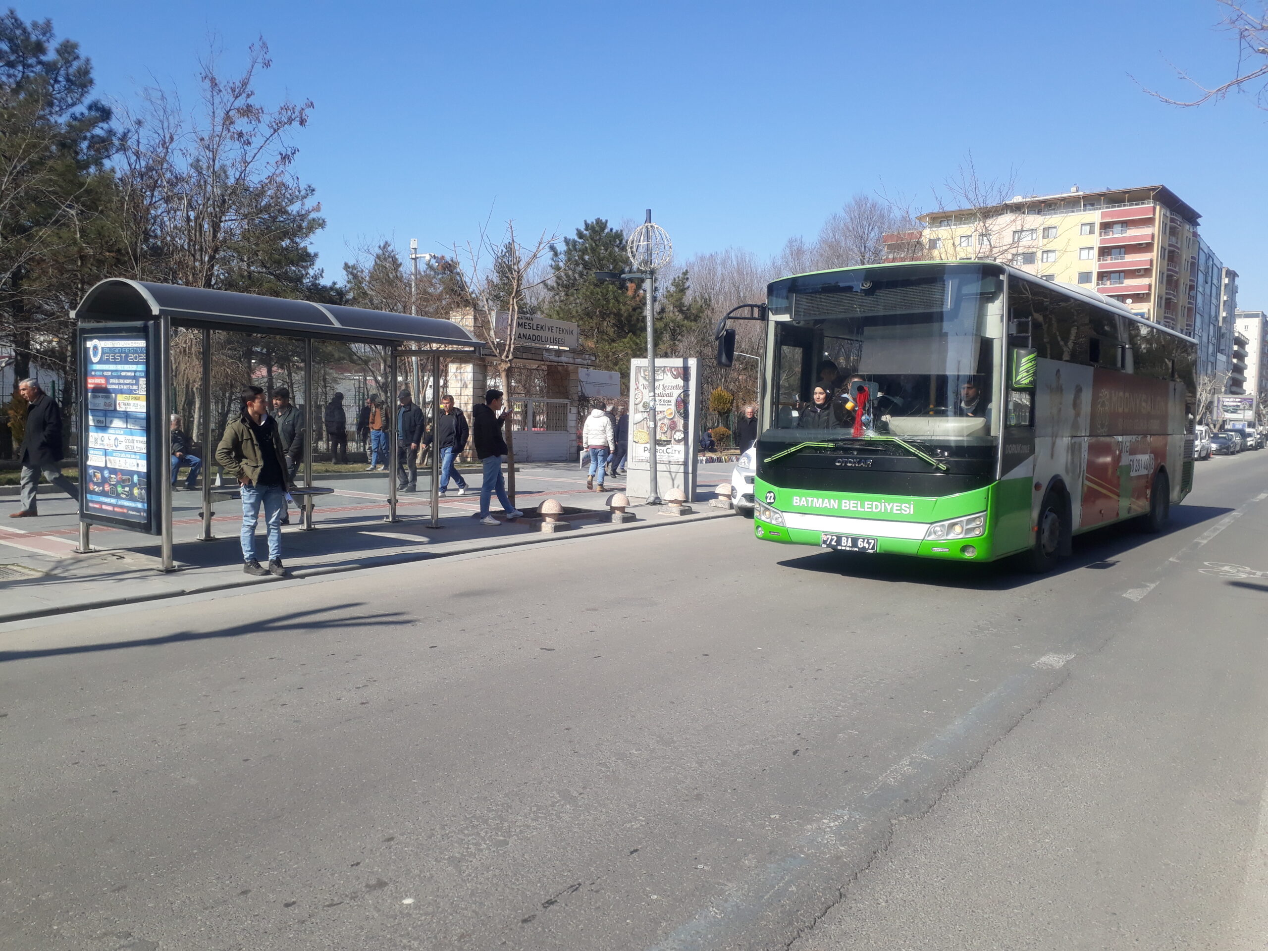 Fatih mahallesi sakinlerinden durak talebi