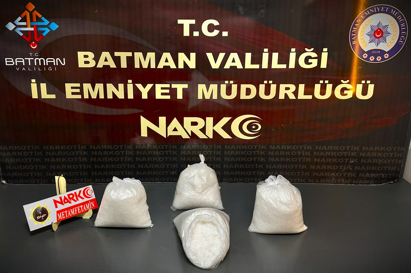 4 Kilo metamfetamin ele geçirildi