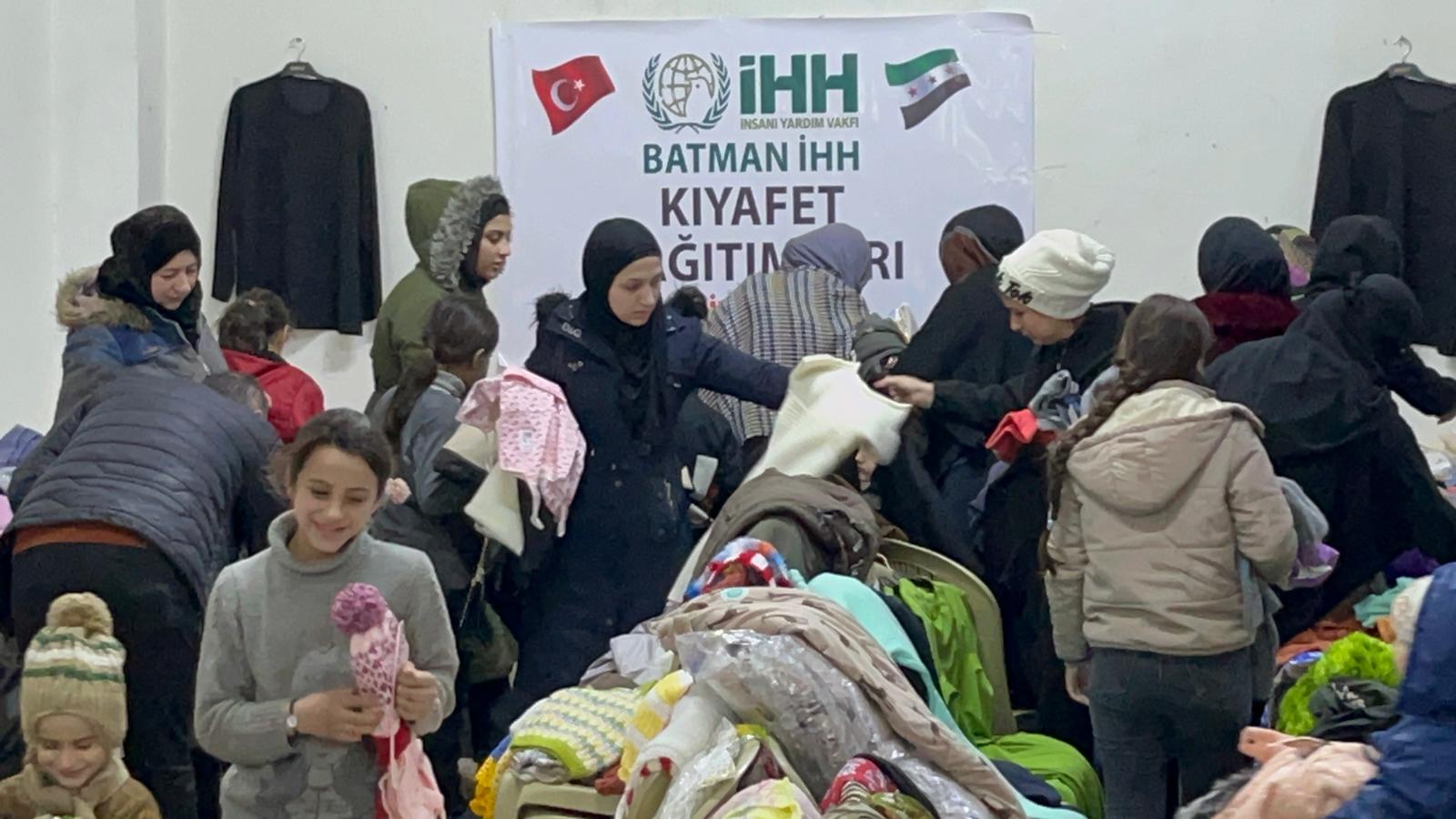 Halep’te yürek ısıtan yardım