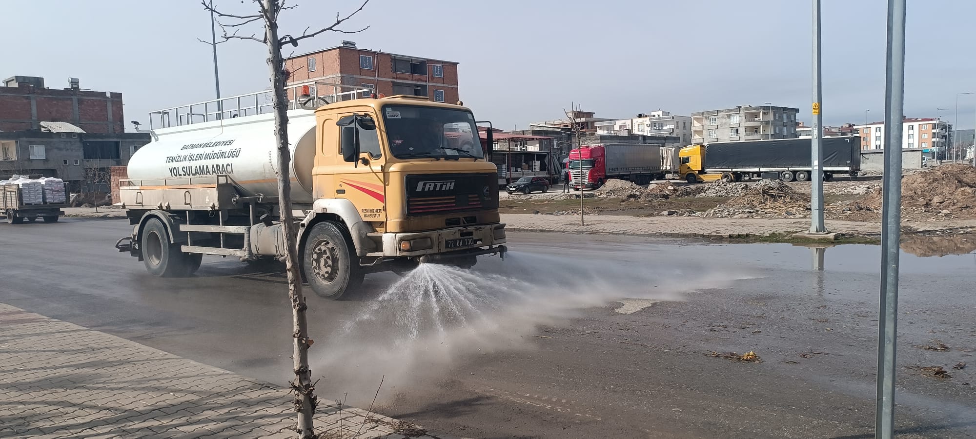 Hilal mahallesi baştan aşağı temizlendi