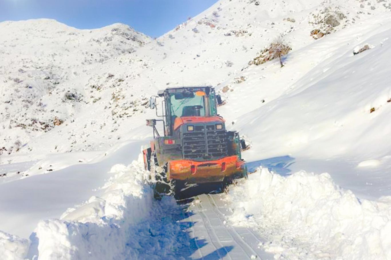 Kapalı mezra yolları ulaşıma açıldı