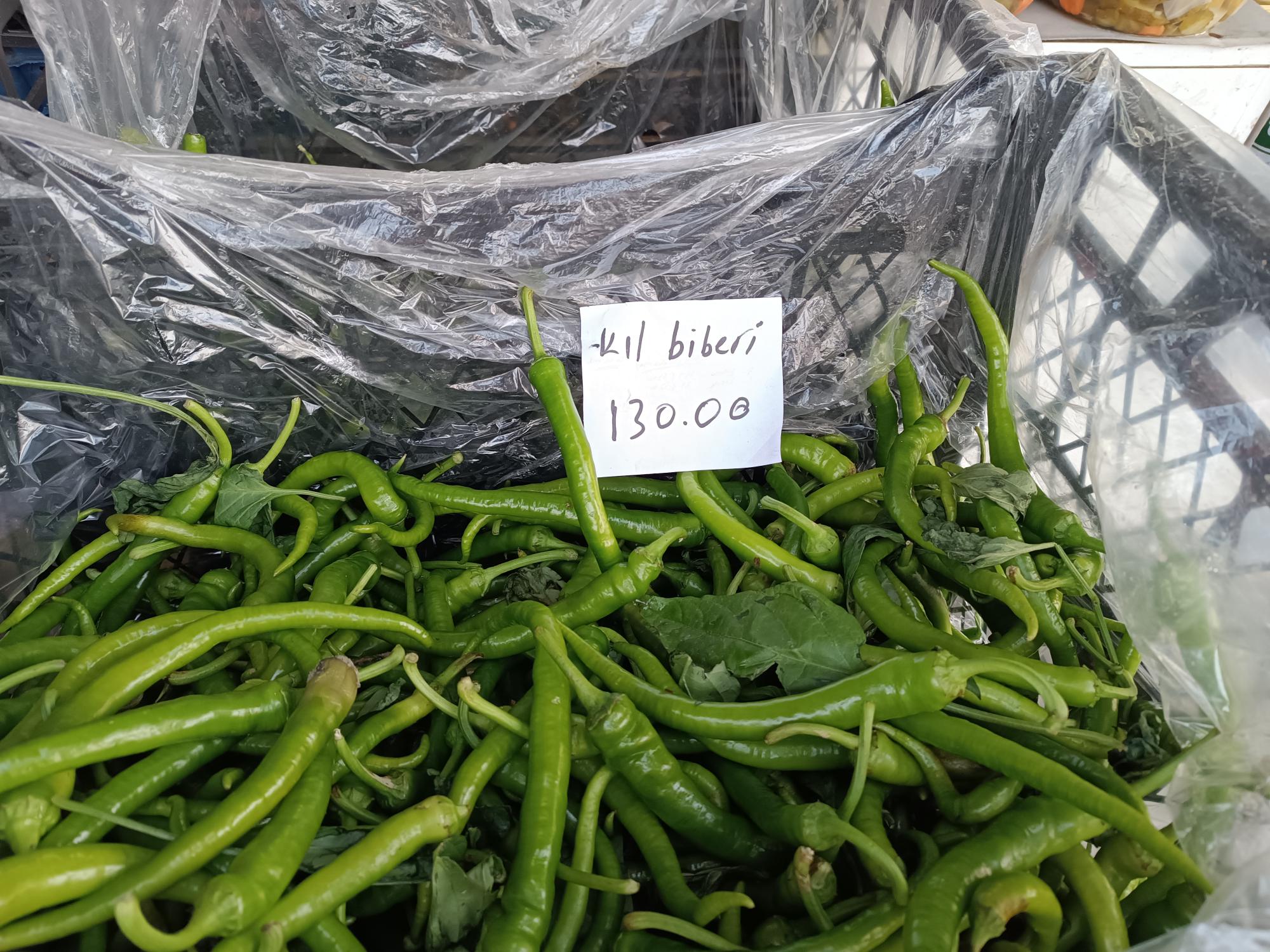 Kıl biber 150 liraya ulaştı