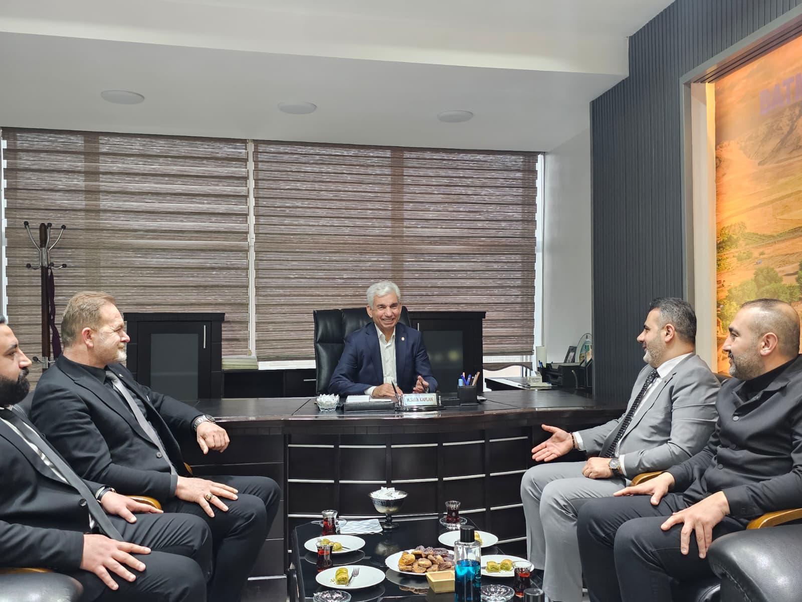 MHP’li Çetin kurumlarla buluştu