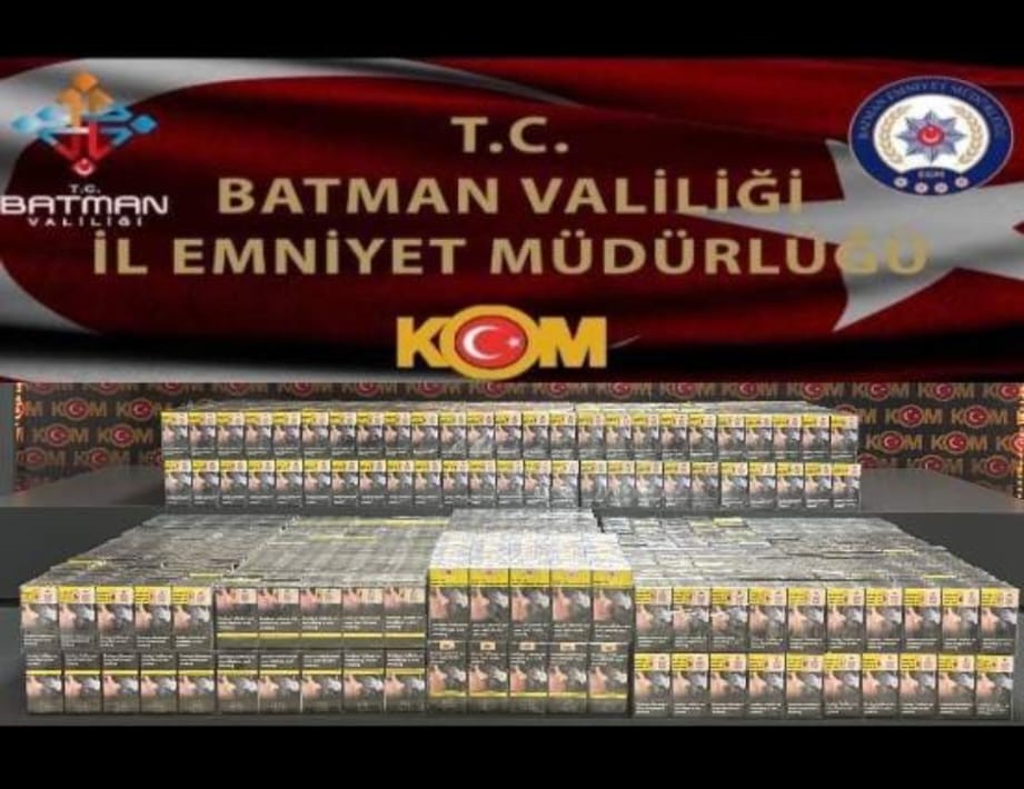 Zulalı araçtan kaçak sigara çıktı
