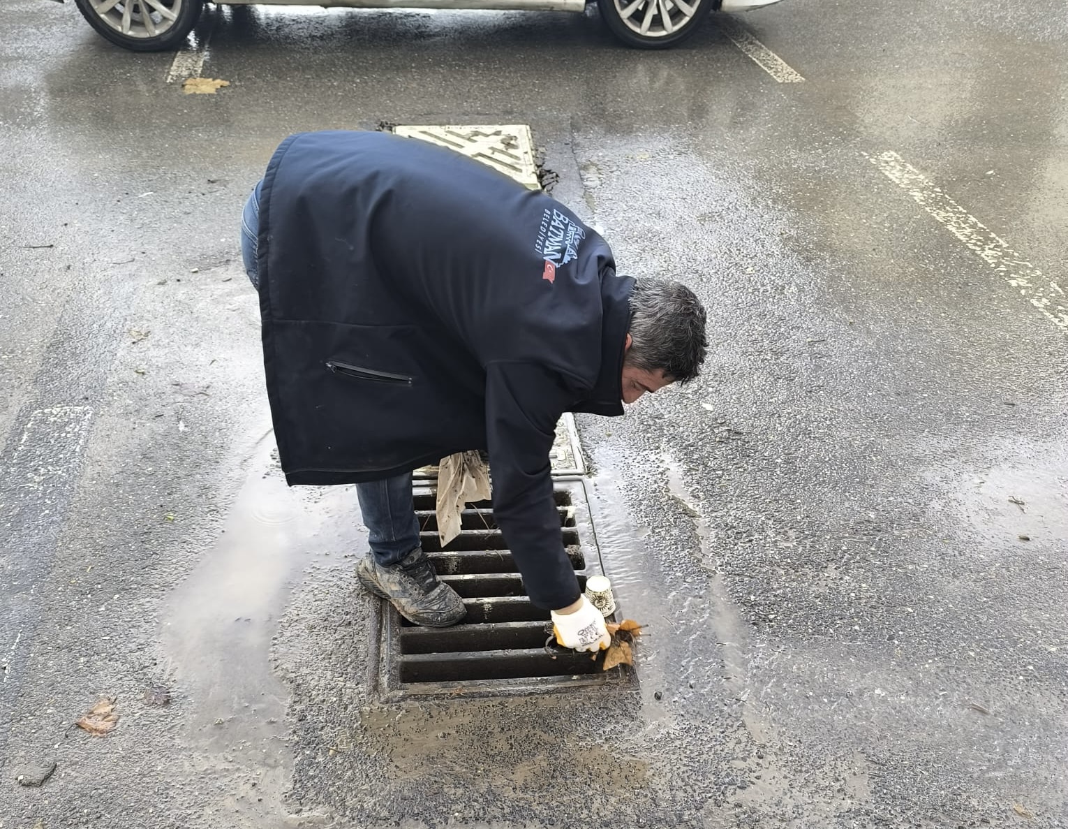 BASKİ ekiplerinden yağmur mesaisi