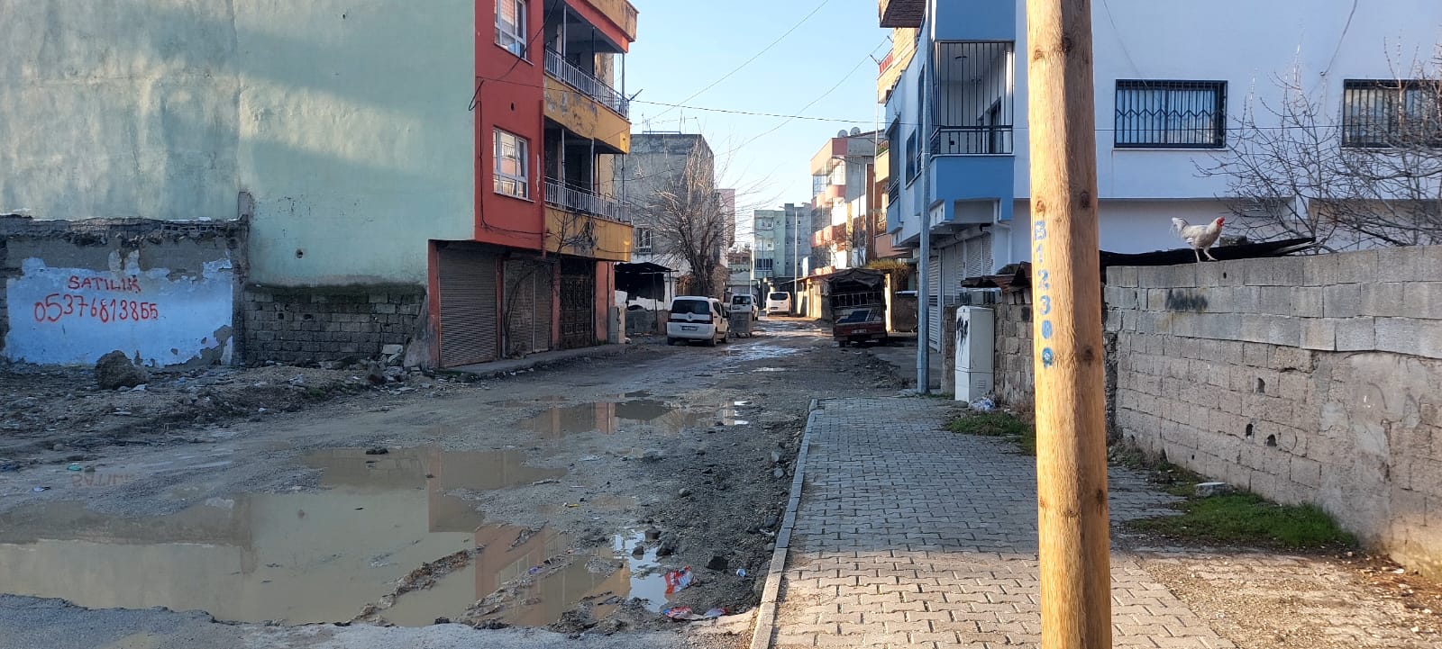 Bozuk yollar onarılıyor