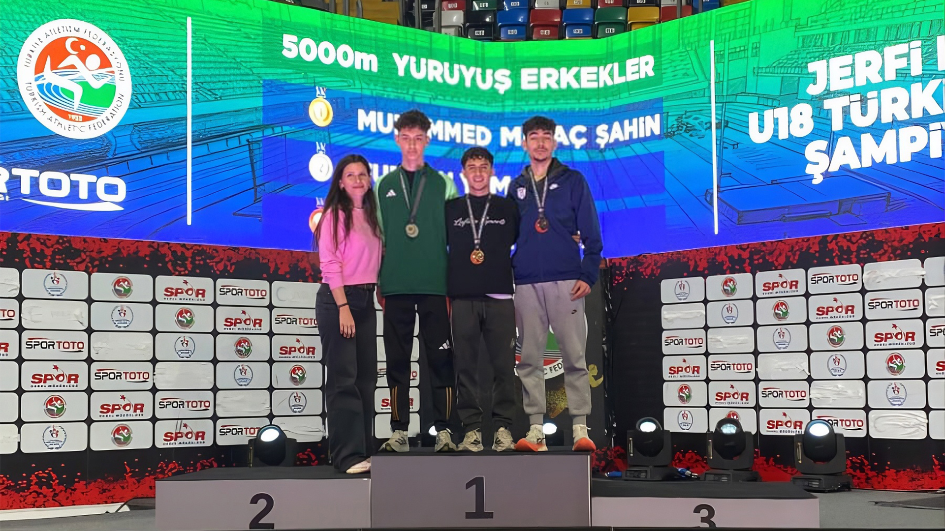 Genç atletlerden büyük başarı