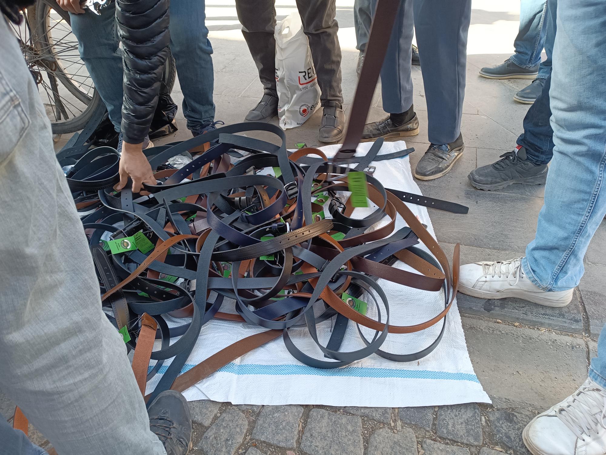 Seyyar tezgahta kemer yoğunluğu