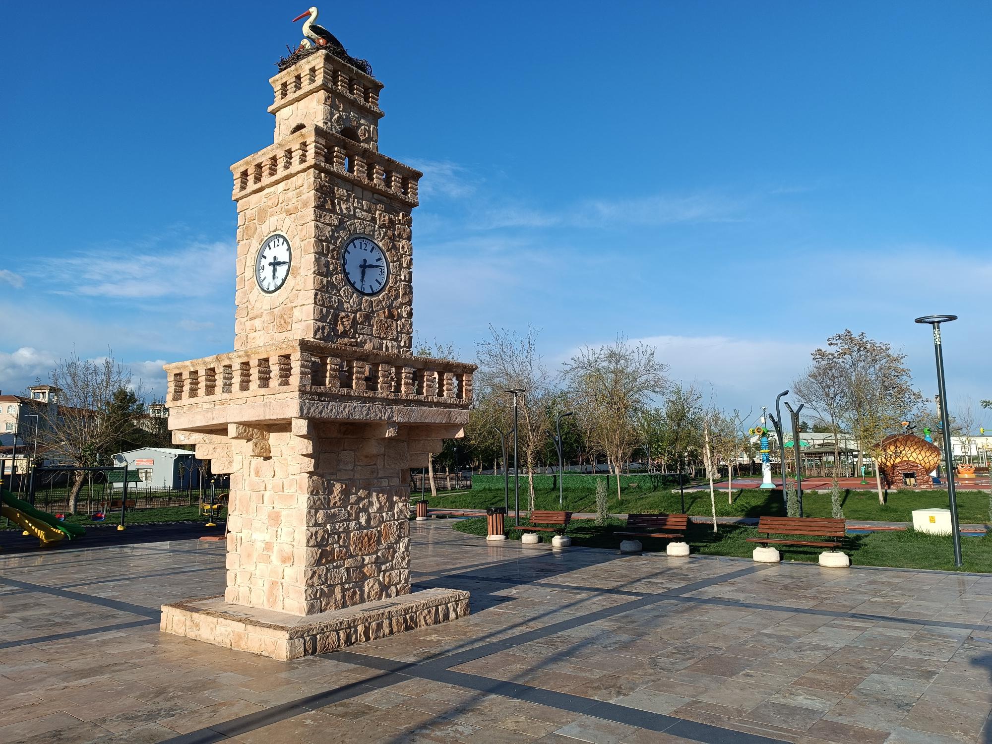 Habip Başkan Parkına estetik dokunuş