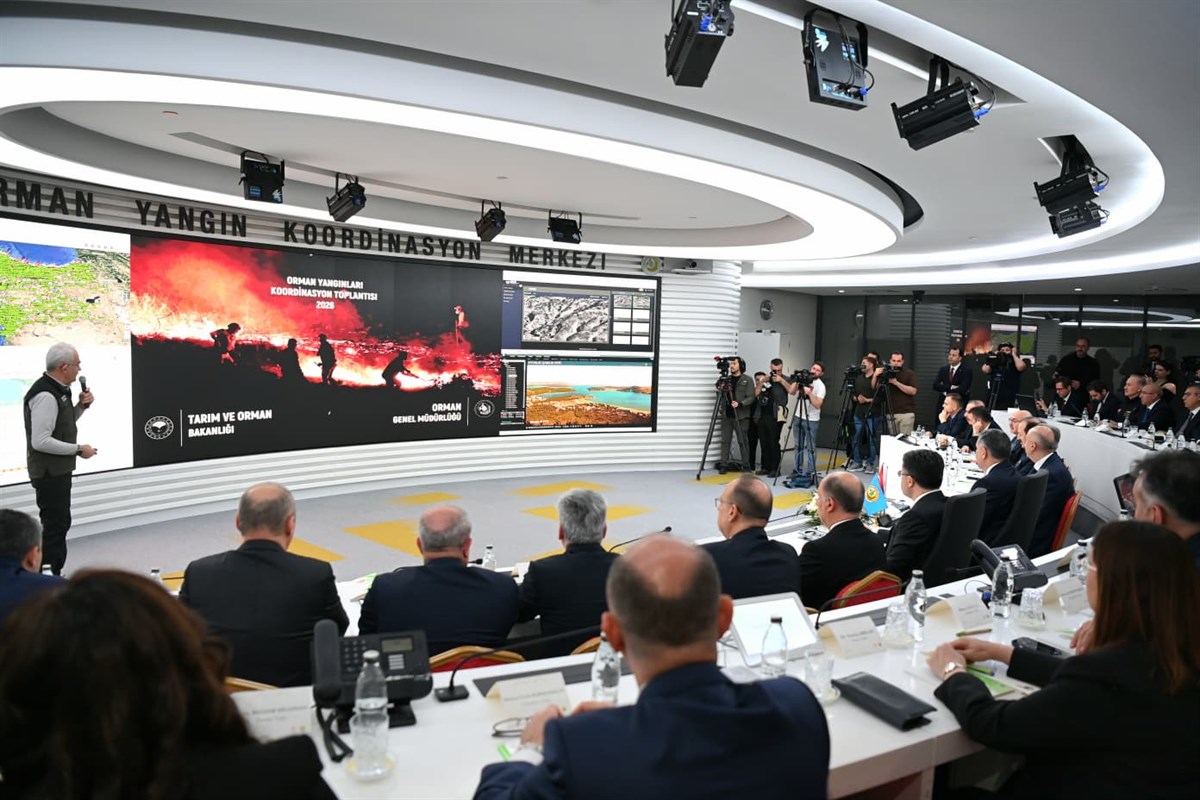 Orman yangınlarına karşı kritik zirve