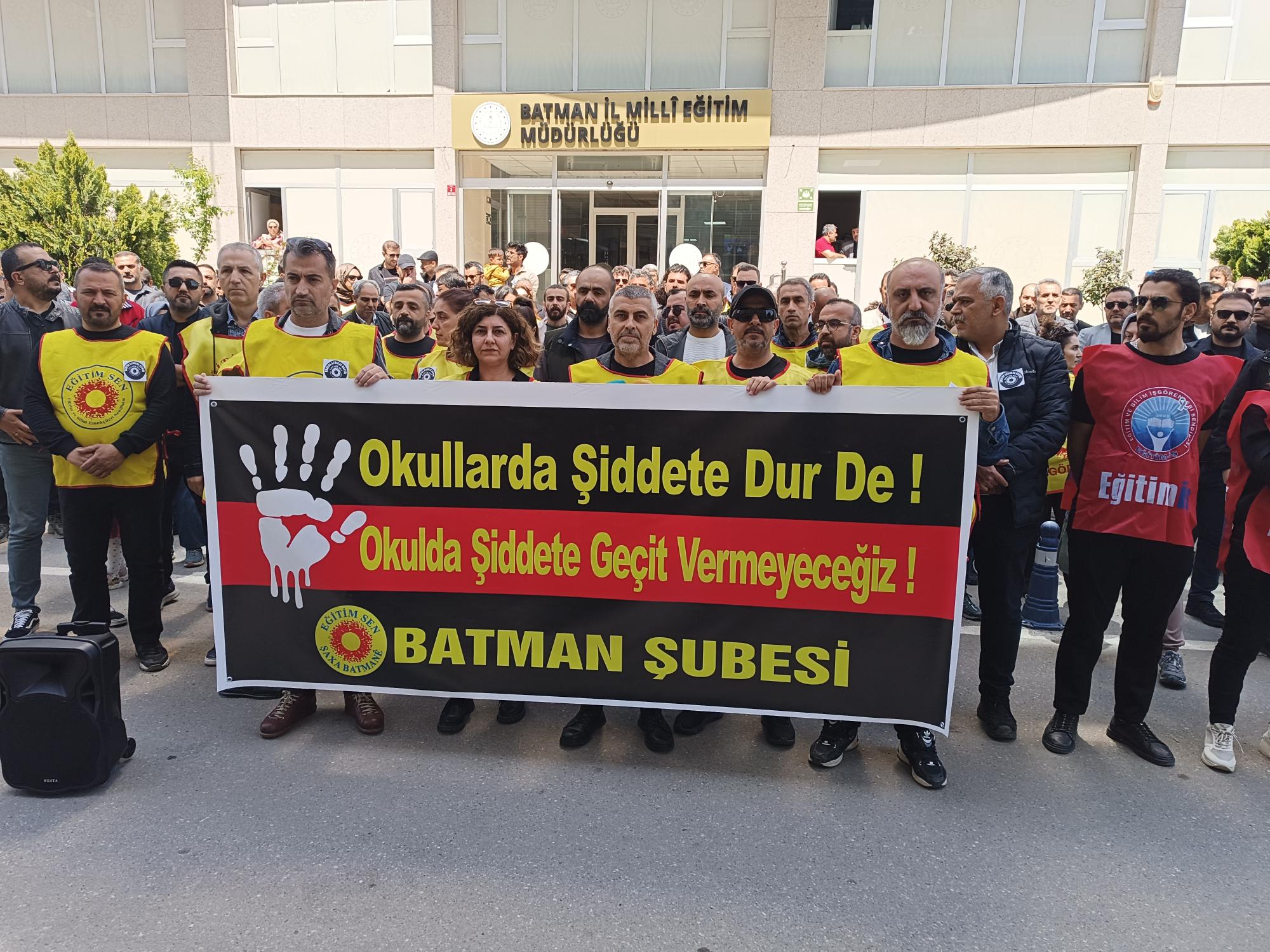 “ŞİDDETE SESSİZ KALMAYACAĞIZ”
