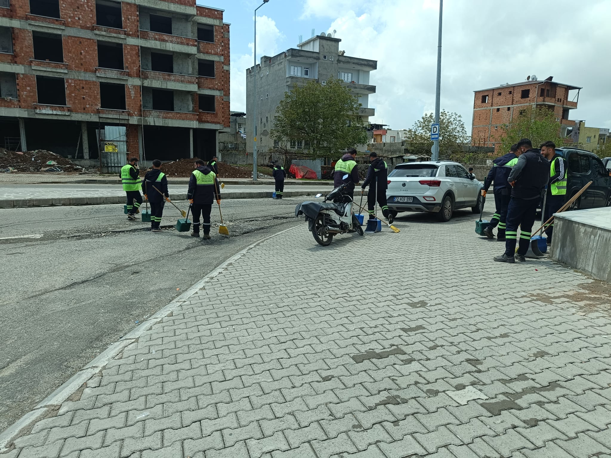 Yağmur sonrası temizlik atağı
