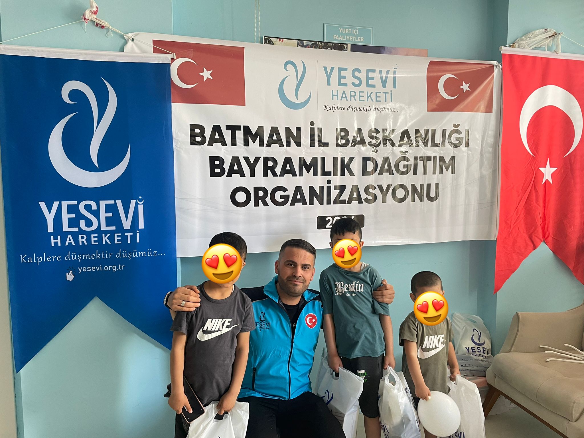 500 Yetim çocuğa bayram sevinci