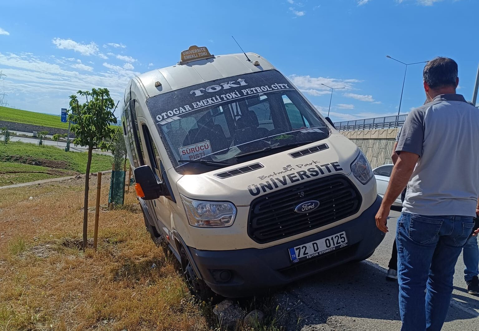 Çevre yolunda korkutan kaza