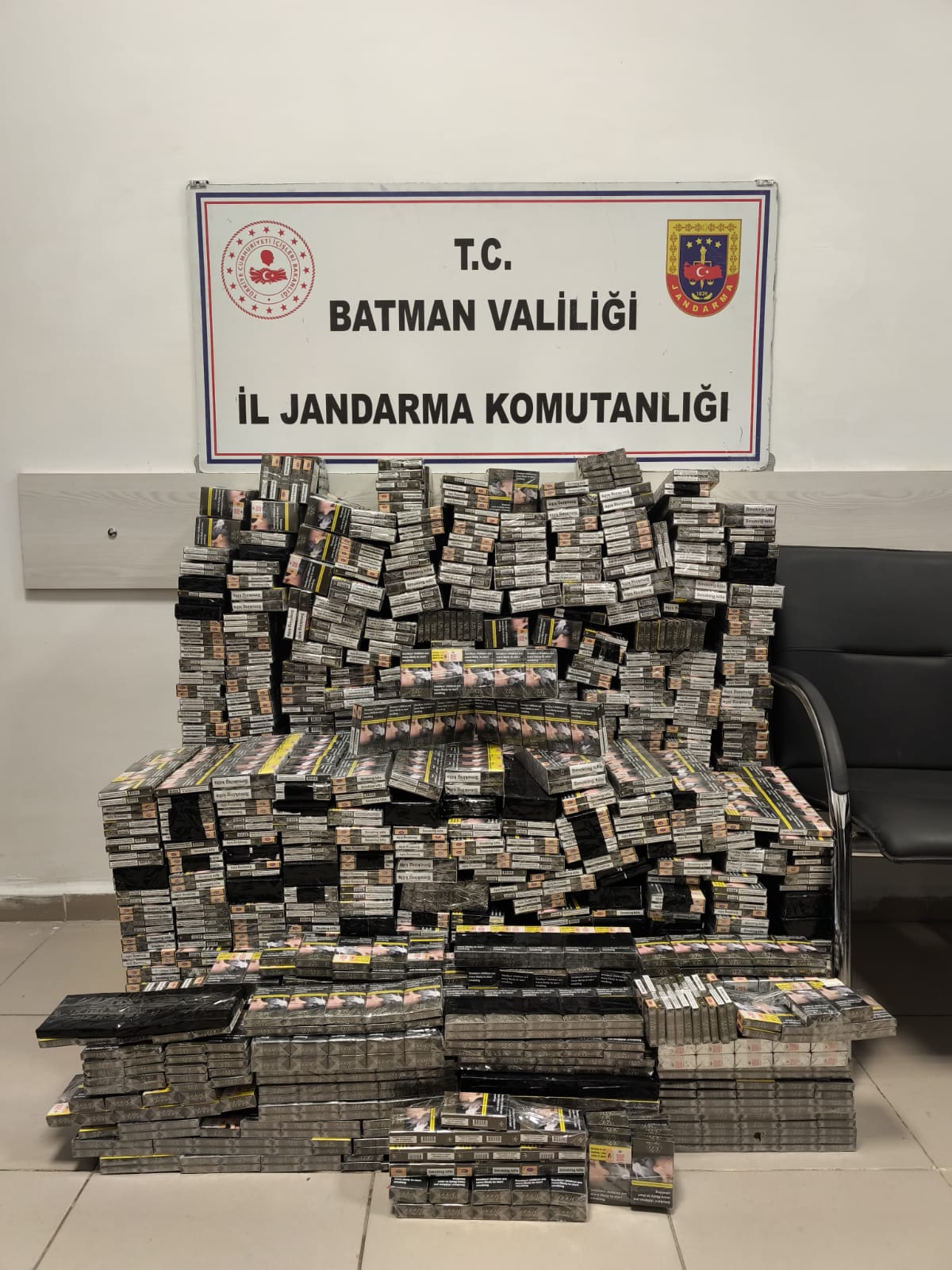 Kaçak sigara operasyonu