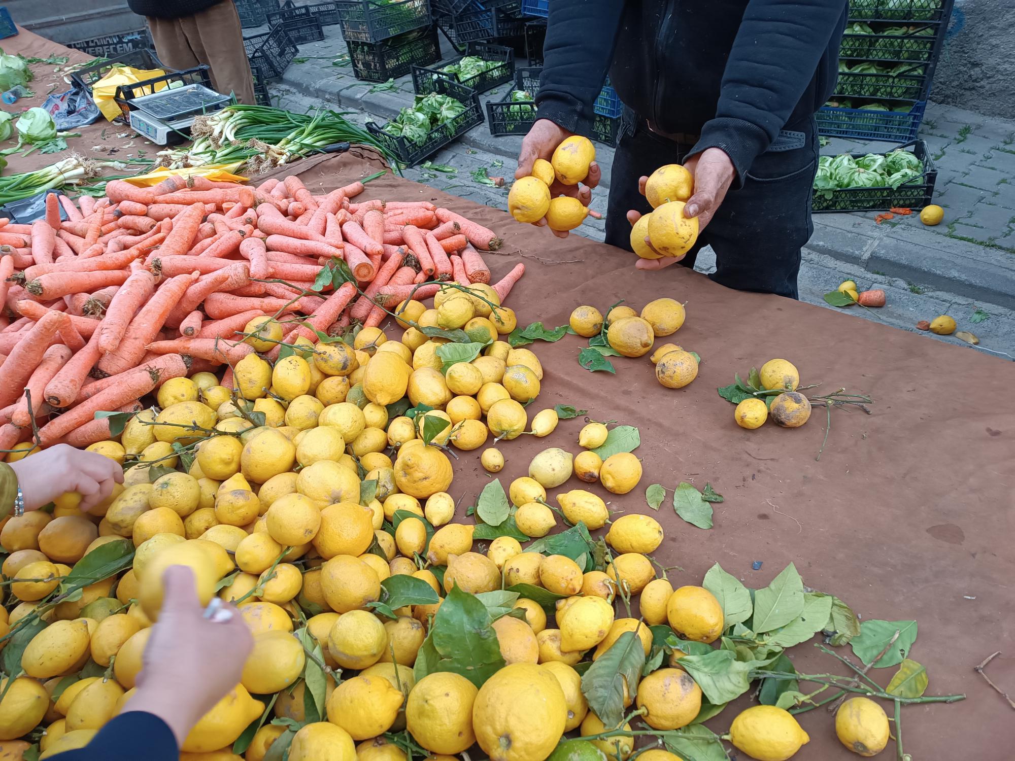 Limon fiyatı yarı yarıya düştü