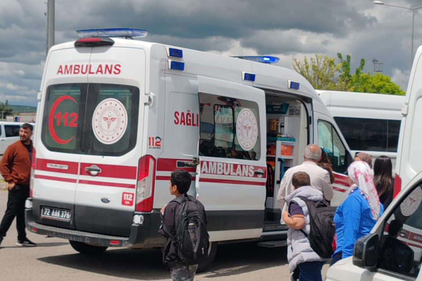 Okul yolunda kaza