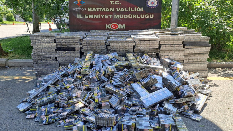 Zuladan 14 bin paket kaçak sigara çıktı