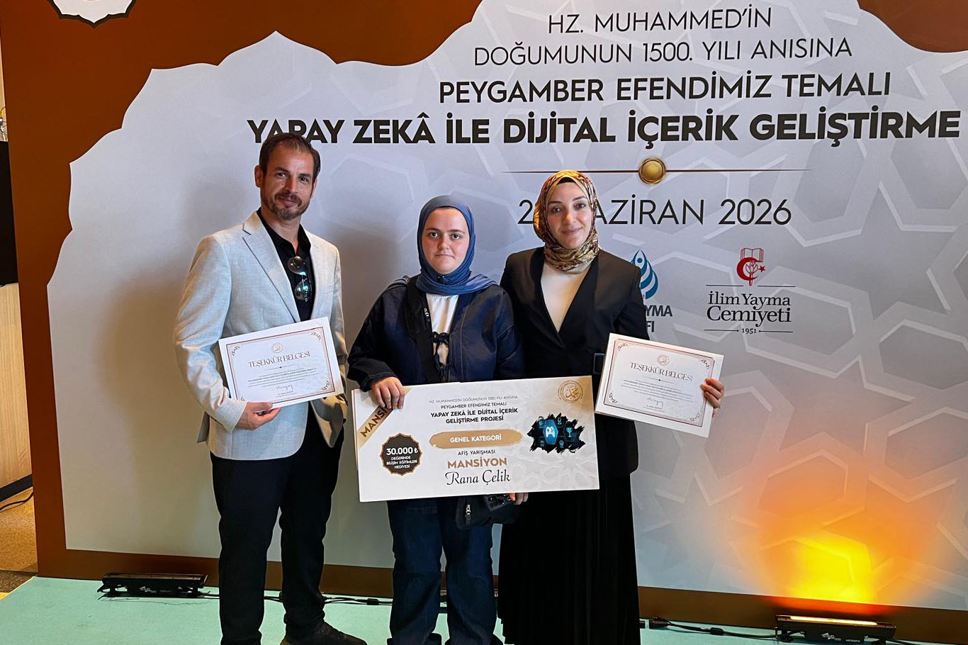 Genç yetenekten Türkiye çapında ödül