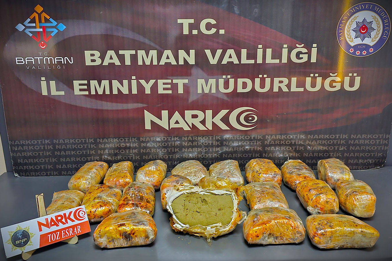 Kozluk’ta 11,5 kilo esrar ele geçirildi