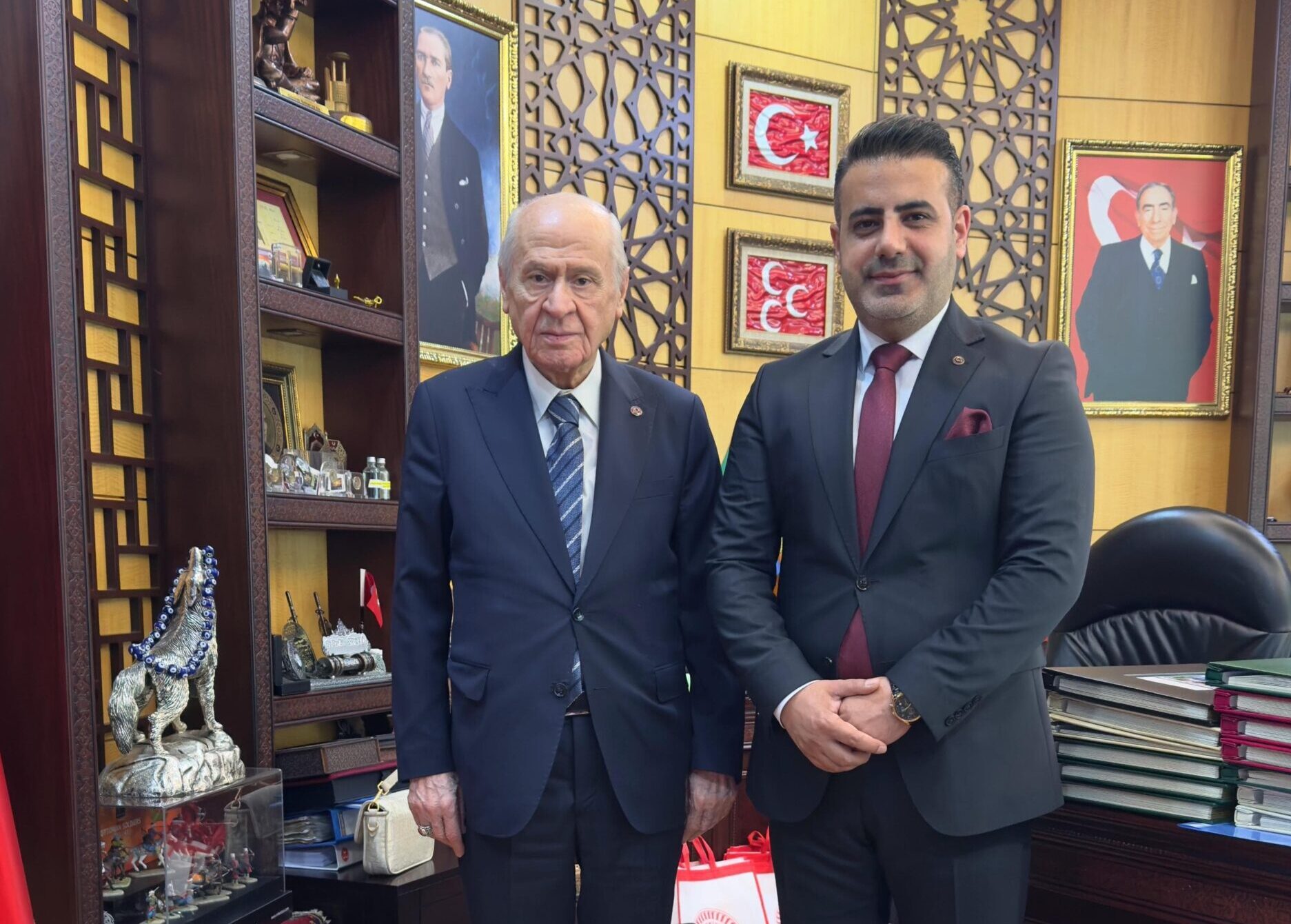 MHP lideri Bahçeli ile Batman zirvesi