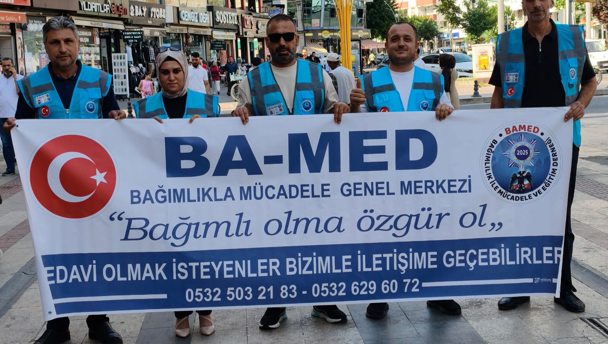 Uyuşturucuya karşı tek yürek oldular
