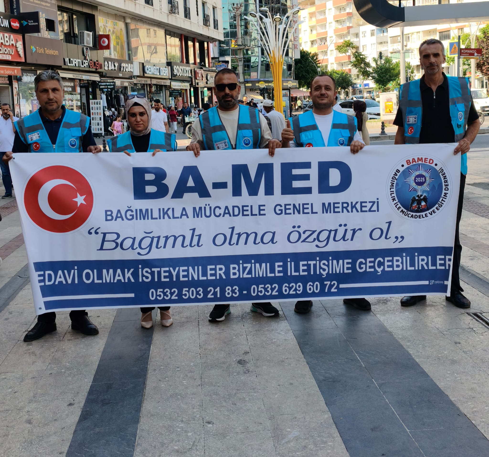 Uyuşturucuya karşı tek yürek oldular
