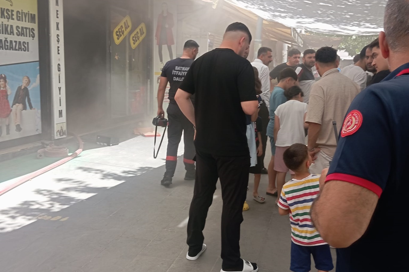 Çarşıda korku dolu anlar