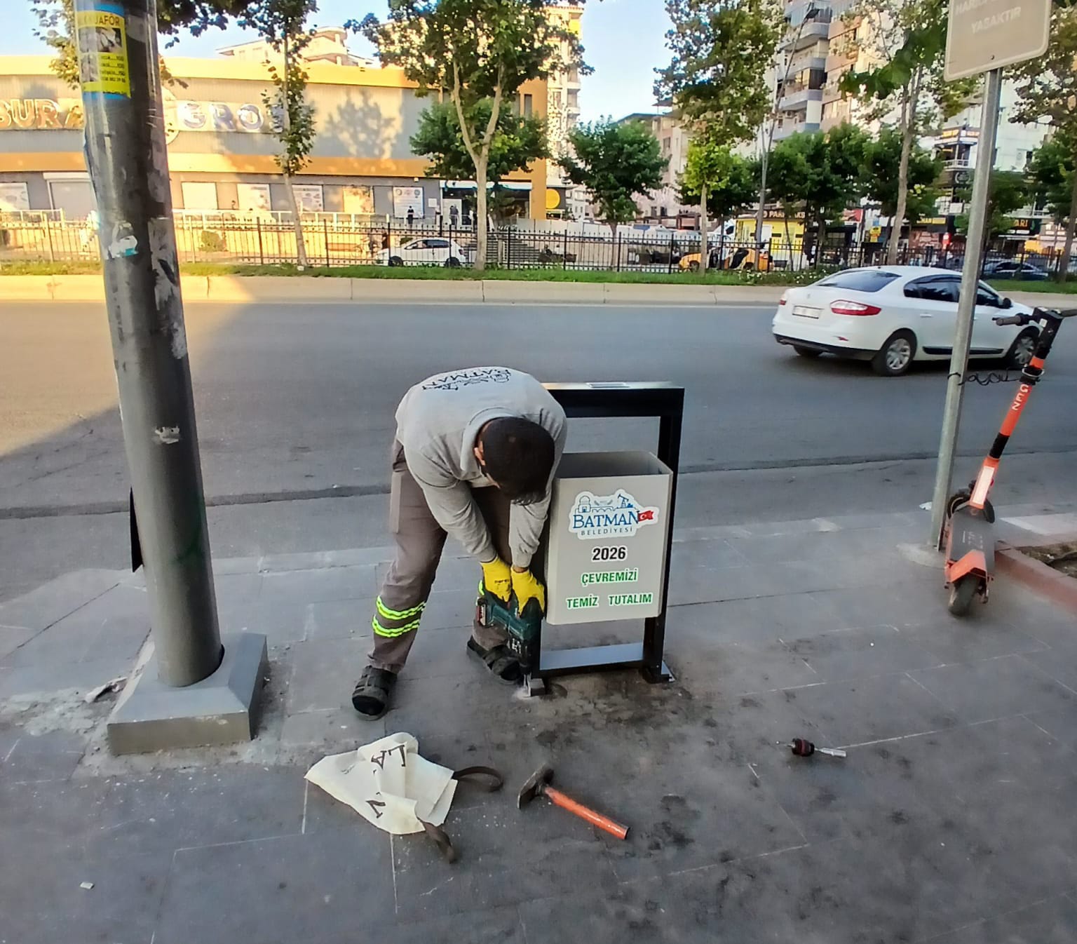Çöp kovaları yenileniyor