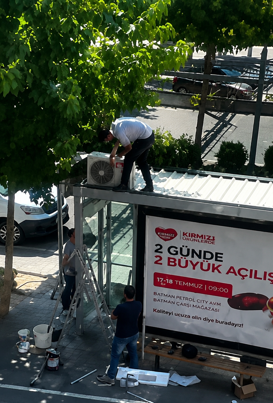 DURAKLARA KLİMALI ÇÖZÜM
