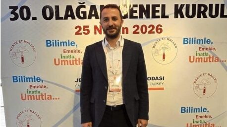 Jeoloji Mühendisleri Odasında bayrak değişimi