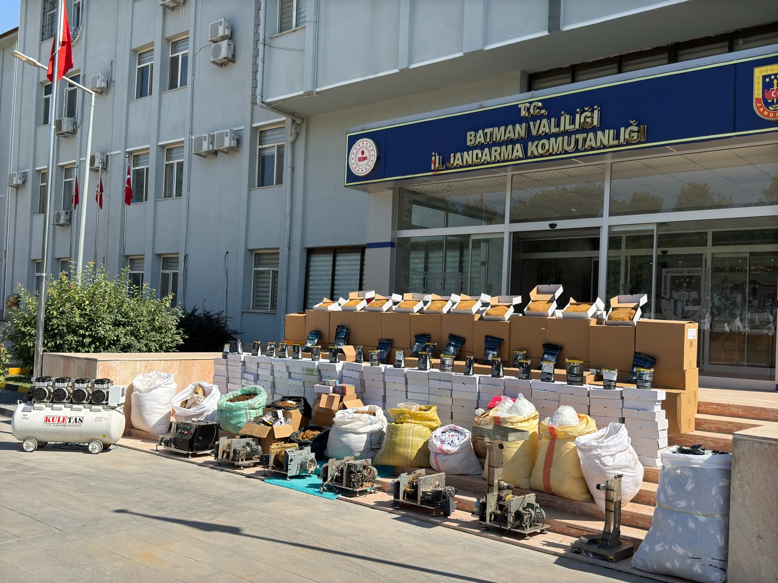 Kaçak tütün operasyonu