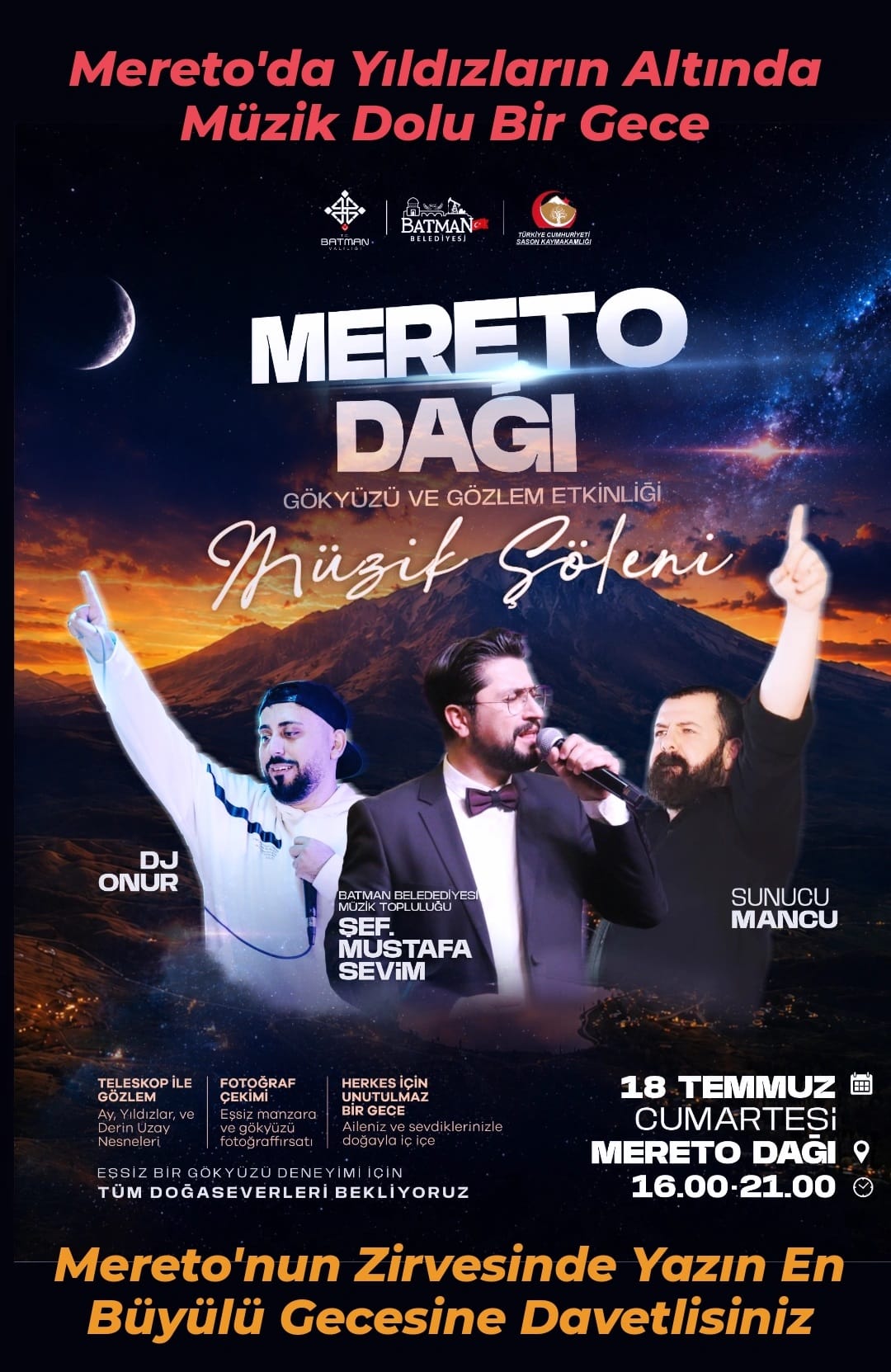 Mereto’da müzik şöleni