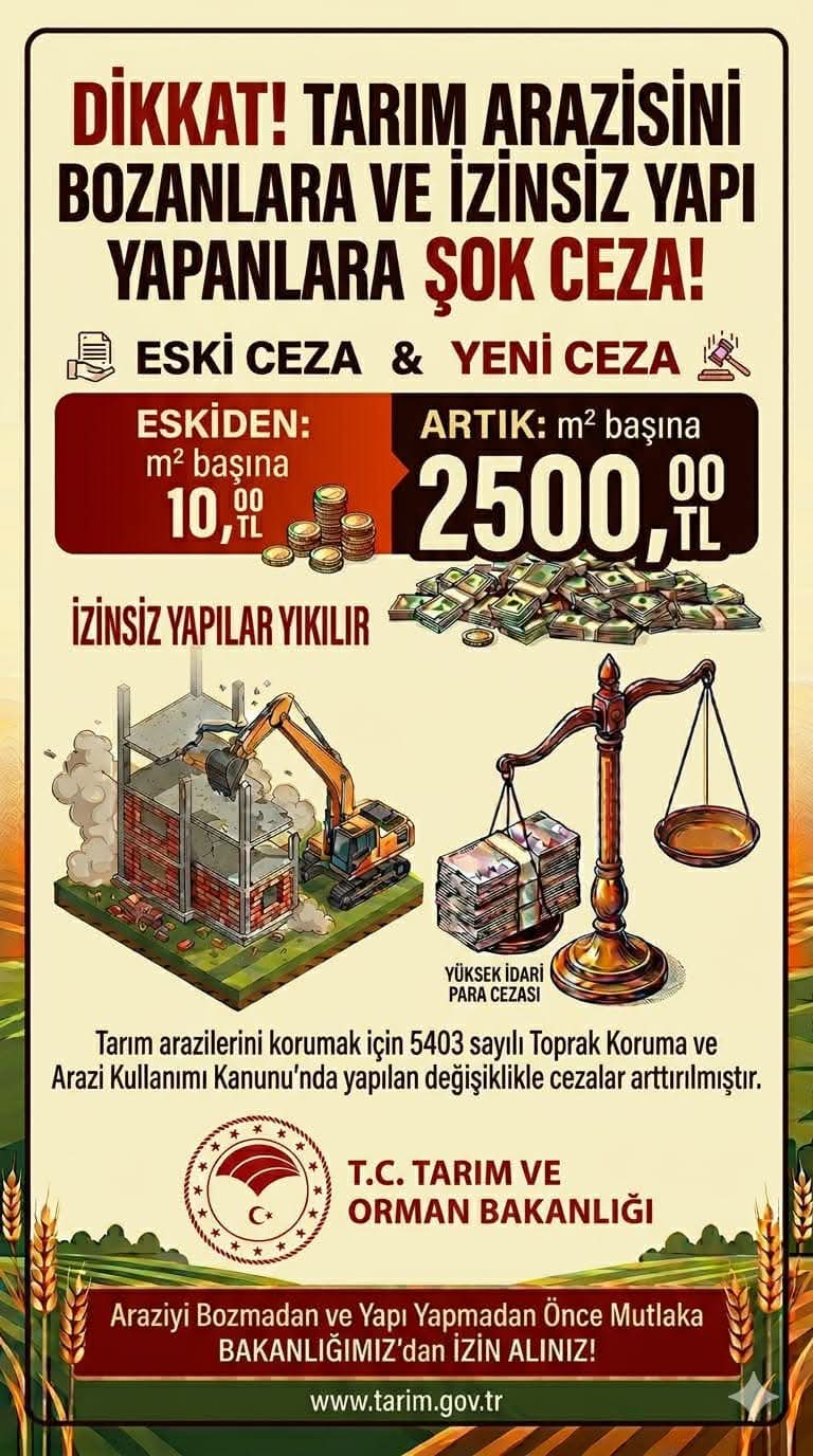 Tarım arazisini işgal eden yandı!