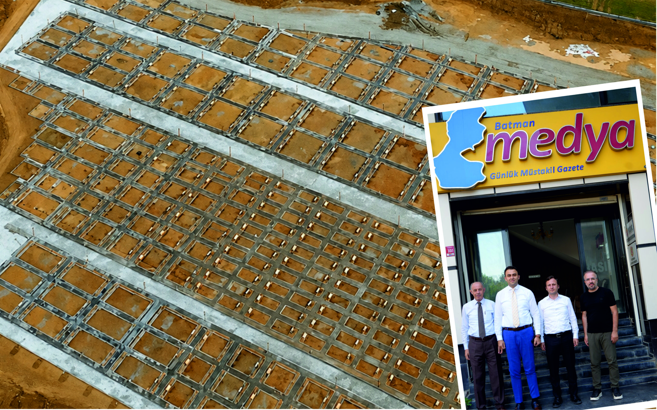 151 AİLE YENİ MEZARLIKTAN YER ALDI