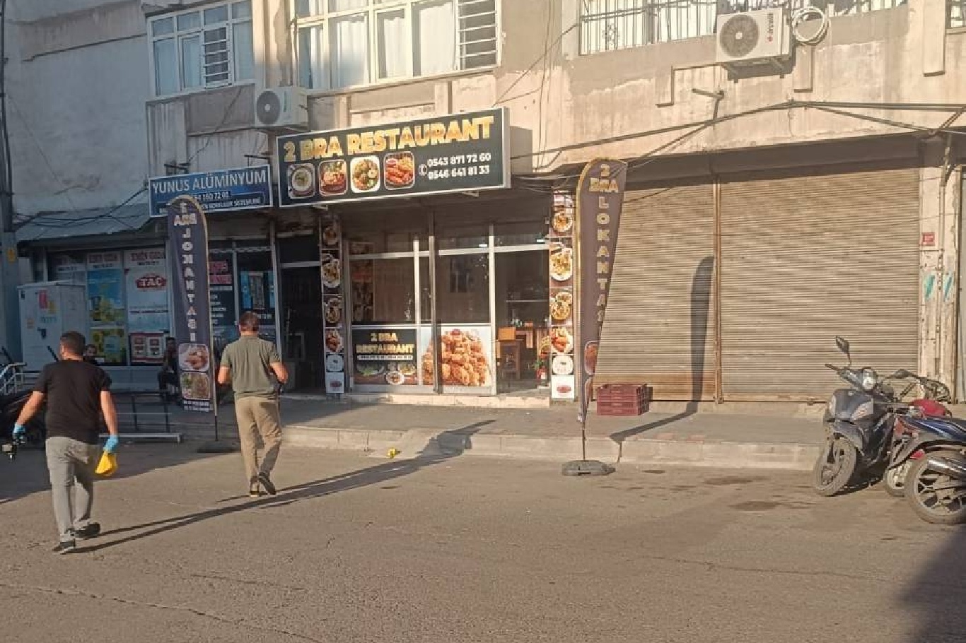 İşyerine kurşun yağdırdılar