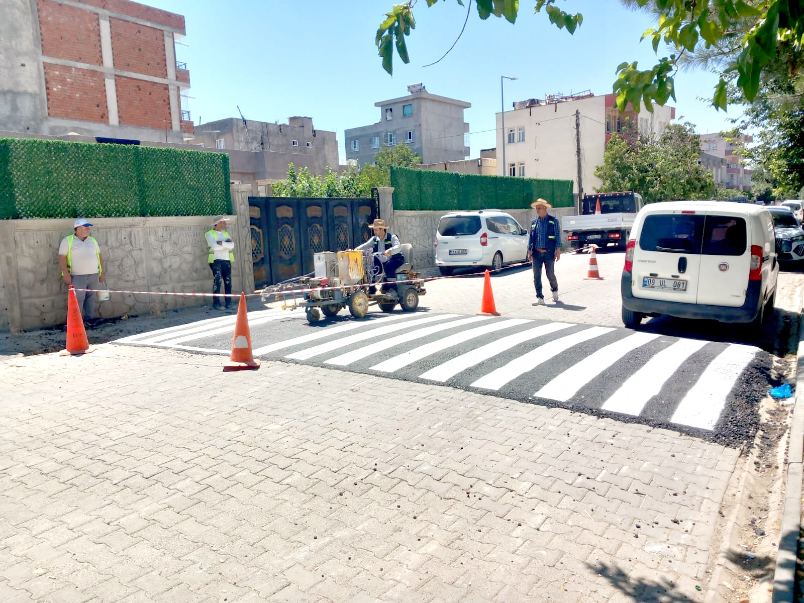 Belediye’den trafik güvenliği için yoğun mesai