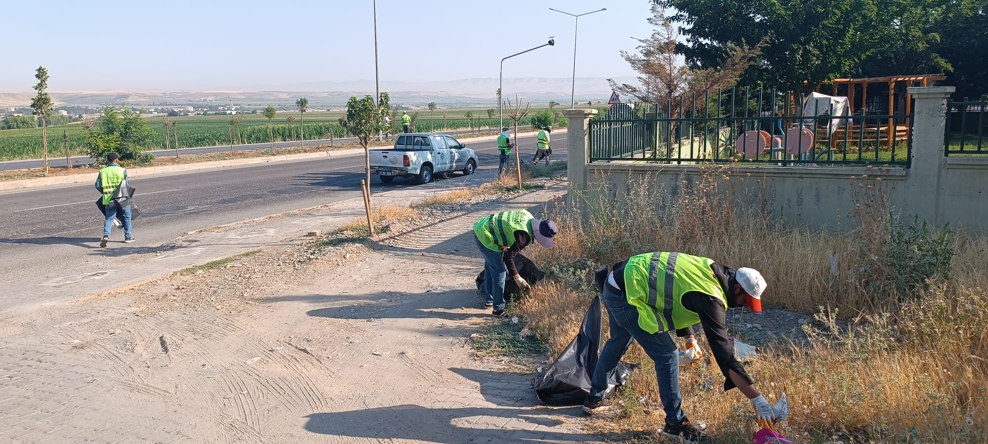 Yangın tehlikesine karşı hummalı çalışma
